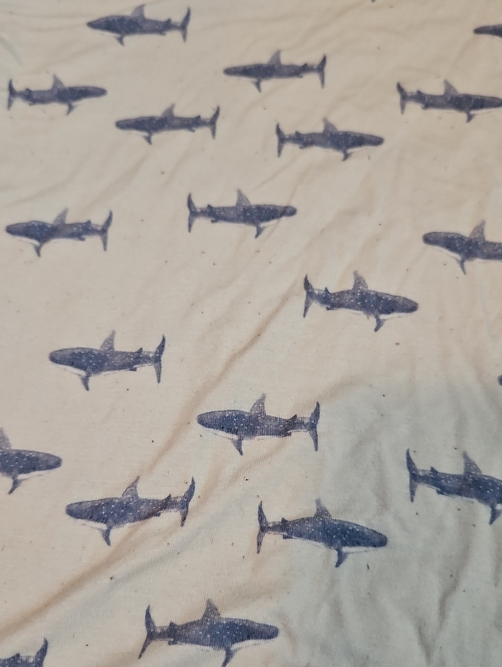 Little One Shop 2T Bamboo Shark Short Pajama Set Blue Sharks - Picture 2 of 3